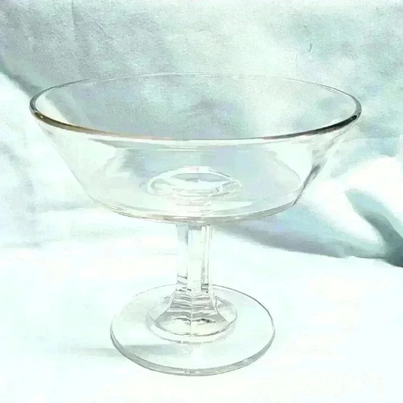 unsure Other - Vintage Glass Pedistal Fruit Dish